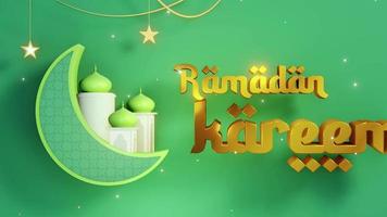 ramadan kareem greetings text video