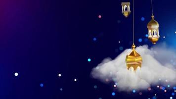 Islamic Background with Lantern video