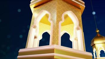 Islamic Background with Lantern video