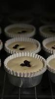 time lapse cupcake bakken in de oven video