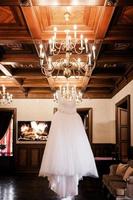 Luxary wedding dress photo