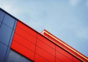 Abstract fragment of urban architecture photo