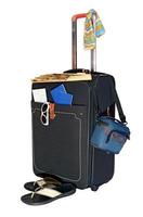 black travel suitcase photo