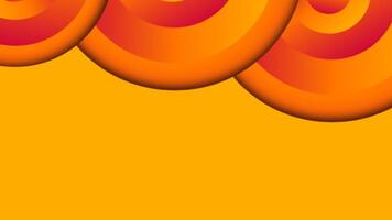 Circles geometry gradient background with yellow and orange color combination. Presentation background design. Suitable for presentation, poster, wallpaper, personal website, UI and UX experiences. photo