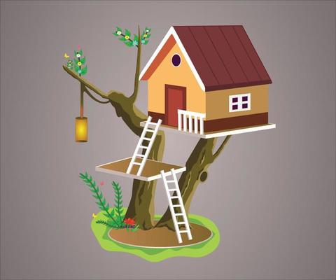 Old House Vector Art & Graphics 