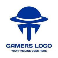 Gamers logo design.eps vector