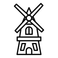 Windmill Icon Style vector