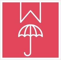 Keep Dry Icon Style vector