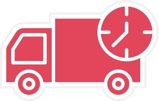 Delivery Time Icon Style vector