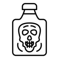 Poison Chemical Icon Style vector