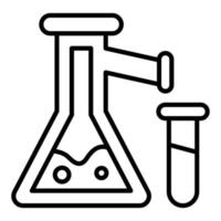 mezclar estilo de icono químico vector