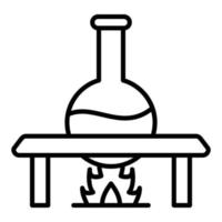 Bunsen Burner Icon Style vector