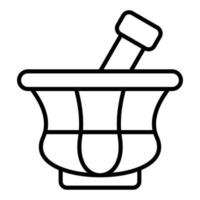 Mortar Icon Style vector