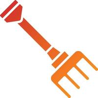 Rake Icon Style vector