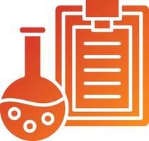 Lab Report Icon Style vector