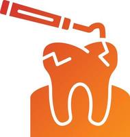 Tooth Scaling Icon Style vector