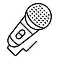 Microphone Icon Style vector