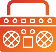 Boombox Icon Style vector