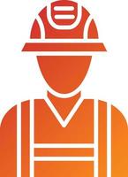 Fireman Icon Style vector