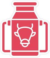 Milk Tank Icon Style vector