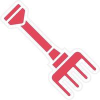 Rake Icon Style vector