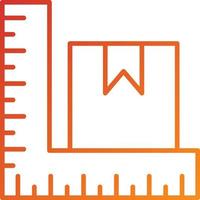 Parcel Size Icon Style vector