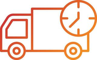 Delivery Time Icon Style vector