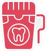 Dental Floss Icon Style vector