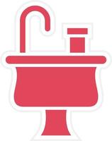 Sink Icon Style vector