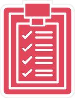 Checklist Icon Style vector