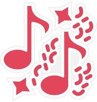 Musical Notes Icon Style vector