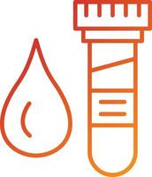 Blood Sample Icon Style vector