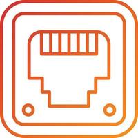 Ethernet Icon Style vector