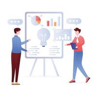 Accounting flat illustration in vector format