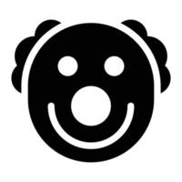 clown vector illustration on a background.Premium quality symbols. vector icons for concept and graphic design.