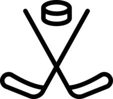 ilustración vectorial de hockey sobre un fondo. símbolos de calidad premium. iconos vectoriales para concepto y diseño gráfico. vector