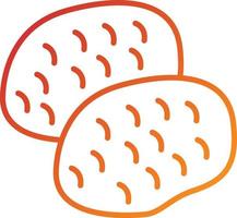 Potatoes Icon Style vector