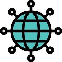 global sharing vector illustration on a background.Premium quality symbols. vector icons for concept and graphic design.