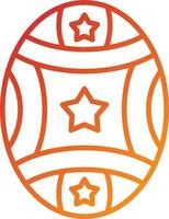 Easter Egg Icon Style vector