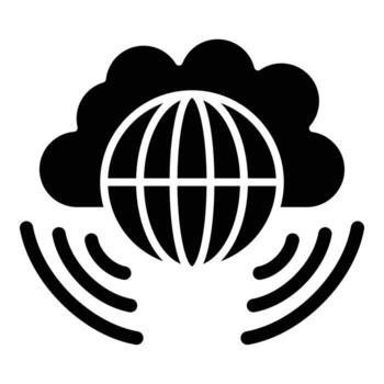 Cloud Computing Icon Style vector