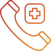 Emergency Call Icon Style vector