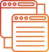 Queue Icon Style vector