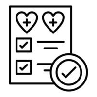 Health Check Icon Style vector