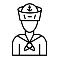 Sailor Icon Style vector