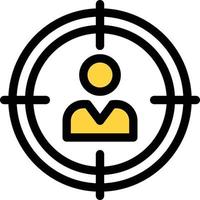 target vector illustration on a background.Premium quality symbols. vector icons for concept and graphic design.