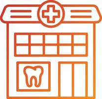 Dental Clinic Icon Style vector