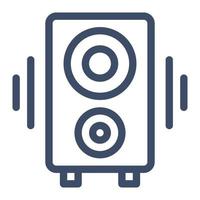 ilustración de vector de altavoz en un fondo. símbolos de calidad premium. iconos vectoriales para concepto y diseño gráfico.