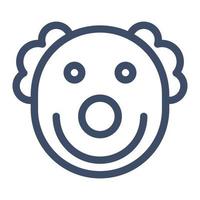clown vector illustration on a background.Premium quality symbols. vector icons for concept and graphic design.