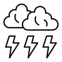 Storm Icon Style vector