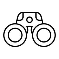 Binocular Icon Style vector